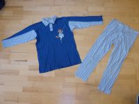Schlafanzug 152 blau weiß Pyjama Baumwolle Fuchs Junge ❤❤❤ Münster (Westfalen) - Gremmendorf Vorschau