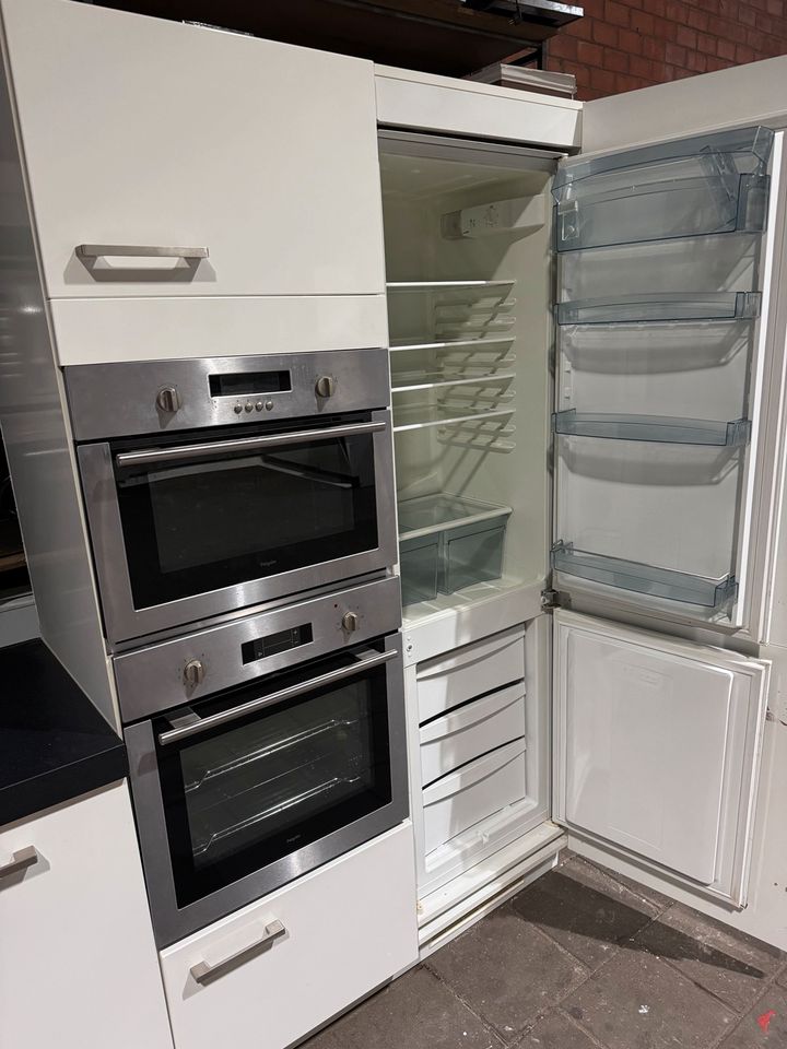L-Form Küche weiß Hochglanz inkl E-Geräte Eckküche Soft-Close in Nordhorn