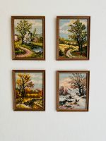 Stickbilder vier Jahreszeiten Holzrahmen Stickbild Set Wandbilder Thüringen - Ellrich Vorschau