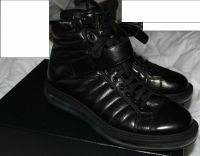 PRADA Made in Italy Hi-Sneaker Boots Black Leather/Schwarz Leder Berlin - Spandau Vorschau