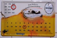 Blechschild Meininger Brauerei, Kalender Thüringen - Bad Salzungen Vorschau