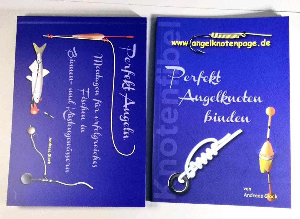 Angeln 2 Taschenbücher MONTAGEN + ANGELKNOTEN Bauanleitungen NEU in Geesthacht