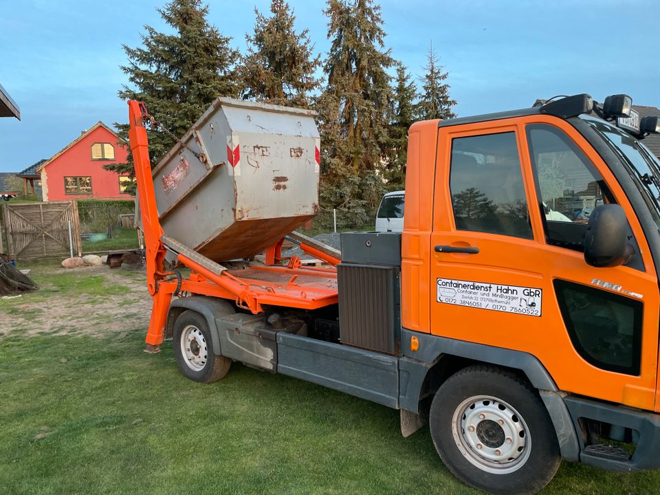 Containerdienst Multicar und Minibagger Verleih in Uckerland