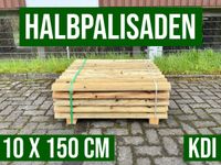 Palisade Holz Halbrund Halbholz Beeteinfassung - 10x150 - KDI Nordrhein-Westfalen - Lennestadt Vorschau