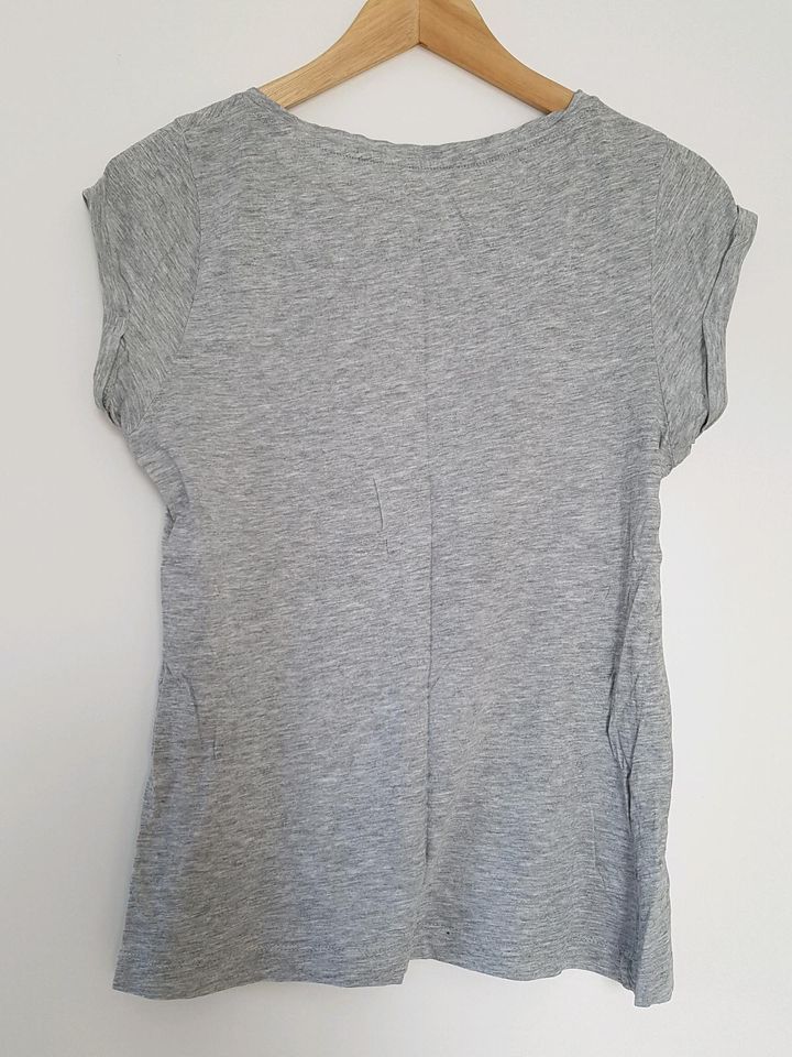 Print T-Shirt Edc Esprit, Gr. XS / 34, grau in Gauting