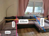 Sofa/couch zu Verschenken mit 5x Grosse kissen 2x kleine kissen Hessen - Gelnhausen Vorschau