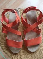 Keilsandalen Leder Orange Gr. 6,5/39,5 Rheinland-Pfalz - Mainz Vorschau
