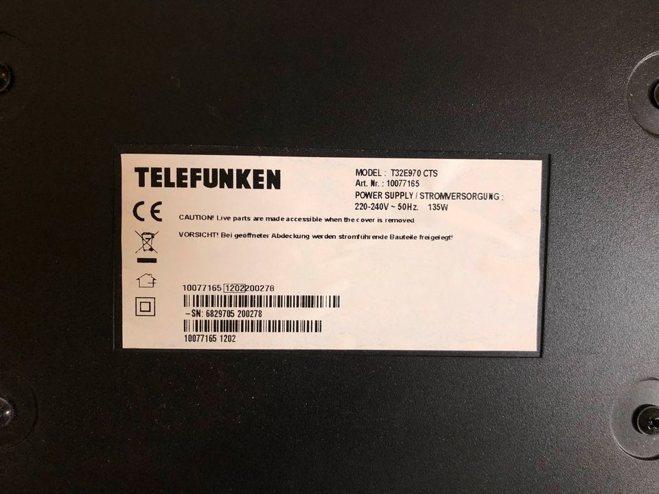 Telefunken 32 Zoll Fernseher in Trier