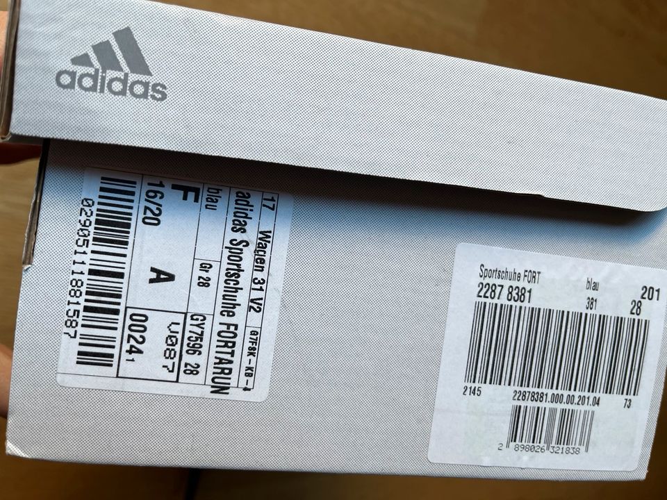 adidas Unisex Kinder Fortarun Sportschuhe Größe 28 in Berlin