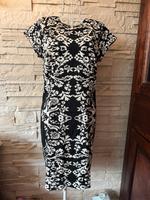 Kleid business schick NEU Blumen Gina 36 S Schwarz weiß Nordrhein-Westfalen - Frechen Vorschau