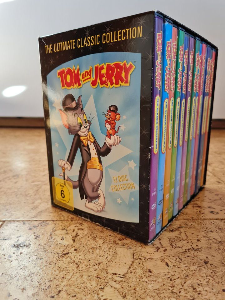 Tom & Jerry DVD- Box in Scheden