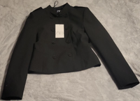 Figurbetonte Jacke mit Schlaufen von Zara / Neu / Schwarz Köln - Porz Vorschau