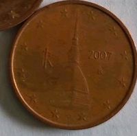 2 Cent Münze, Mole Antonelliana 2007 Bayern - Neustadt an der Aisch Vorschau