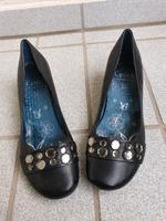 Süße schwarze Ballerinas mit kleinem Absatz von Caprice Gr. 5 1/2 Stuttgart - Degerloch Vorschau