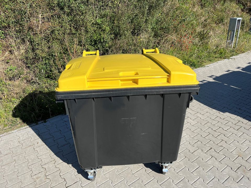 1.100L (1,1m³) Müllcontainer / Mülltonne / Müllgroßbehälter (MGB) in Rhede