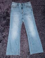 Stradivarius Jeans weites Bein Schlaghose Gr. 42 hellblau Bielefeld - Heepen Vorschau
