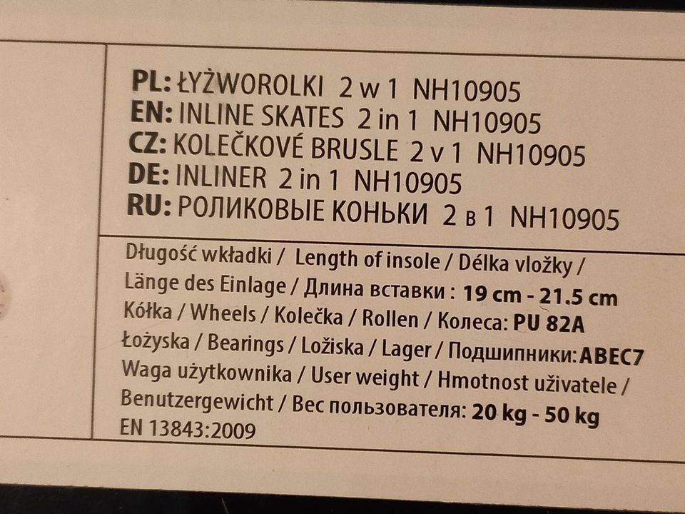 Inliner/Rollschuhe/Triskater/Schlittschuhe Gr.31-34 in Hannover