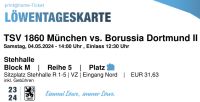 TSV 1860 vs. Borussia Dortmund II heute München - Ramersdorf-Perlach Vorschau