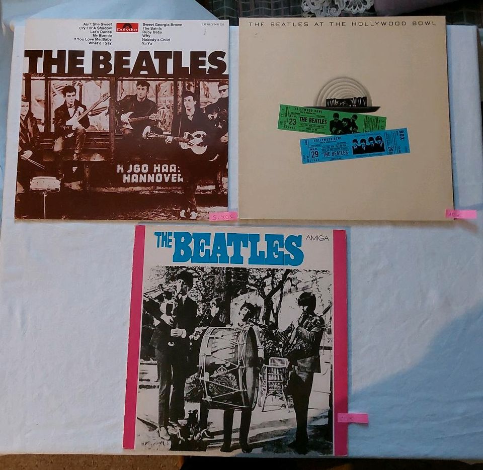 3 Beatles Schallplatten in Großschönau