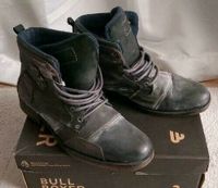 Bullboxer Boots, Lederstiefel, used Optik, blau Berlin - Wilmersdorf Vorschau