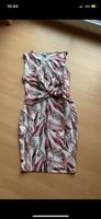 Weiß rosa Sommerkleid mit Raffung Blütenmuster Bayern - Thyrnau Vorschau