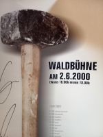 Böhse Onkelz Original Tourplakat mit Unterschriften der 4 Edel-Ro Sachsen - Kubschütz Vorschau