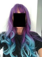 Langhaarperücke ombre locken Pony Cosplay Hamburg Barmbek - Hamburg Barmbek-Süd  Vorschau