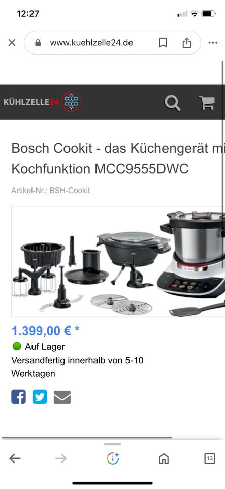 Bosch Cookit in Hürth