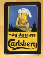 Blechschild / Postkarten Schild / 14,5 x 10 cm / CARLSBERG Baden-Württemberg - Kürnbach Vorschau