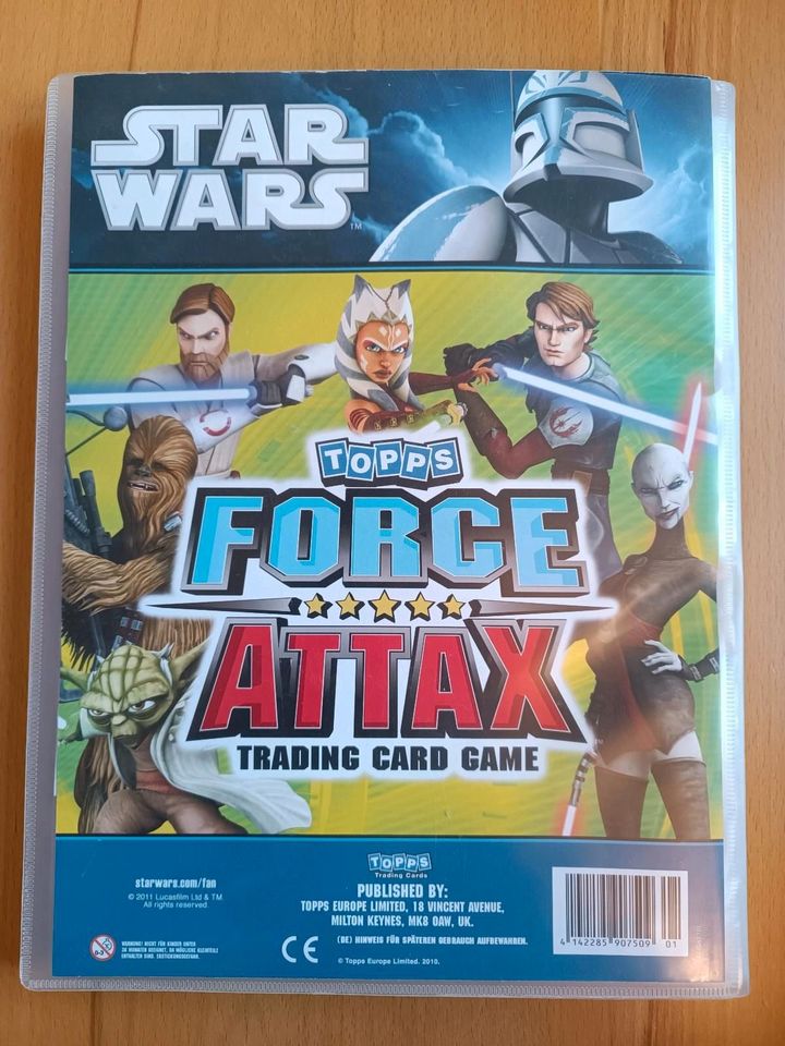Topps FORCE ATTAX Star Wars 2010 (Serie 2) Sammelmappe Poster in Witten