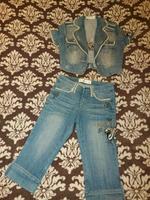 SCHÖNES JEANS-SET - WESTE&HOSE VON ROSA&ROSE GR. 34 36 - WIE NEU Saarland - Homburg Vorschau
