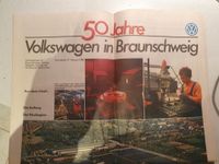 1988 Sonder-Zeitung VW in BS, 50 Jahre, 20Seiten,top Zustand Niedersachsen - Braunschweig Vorschau