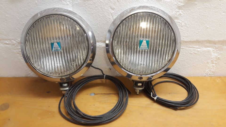 2 HELLA Halogen Scheinwerfer für Oldtimer, etc. ca. 16 cmD - TOP in Norderstedt