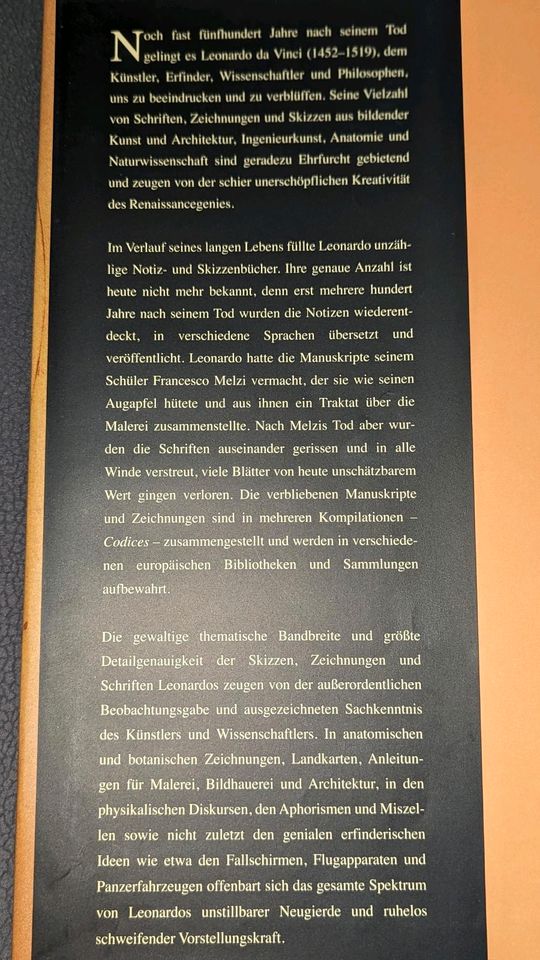 Leonardo da Vinci - Skizzenbücher - Skizzenbuch in Neustadt an der Aisch