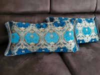 Orientalische Kissen blau 2 Stück 70x35cm Baden-Württemberg - Ketsch Vorschau