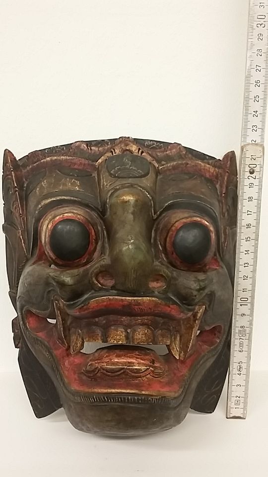 Original alte Barong Maske aus Holz antik TOP Selten !! in Rheinbach