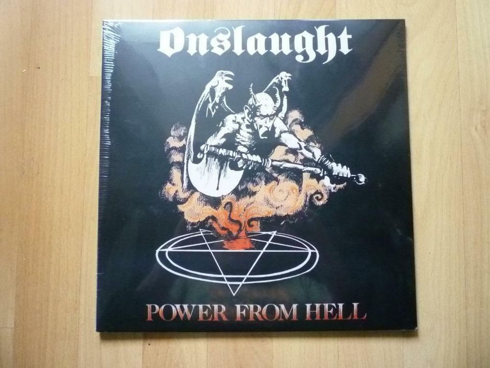 Onslaught - Power from hell Vinyl LP NEU Kreator Destruction Sodo in Nordhorn