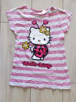H&M T-Shirt kurzes Kleid Gr.110 116  Hello Kitty rosa weiß Bayern - Augsburg Vorschau
