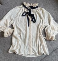 Seidenbluse beige Hallhuber Gr. 36 Bayern - Barbing Vorschau