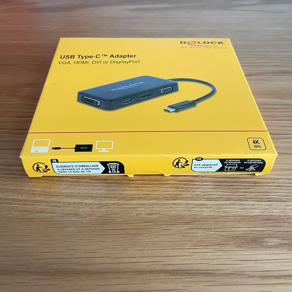 NEU USB Type-C Adapter Delock VGA, HDMI, DVI, Display Port in Windischeschenbach