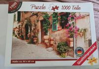 Puzzle Mediterranes Dorf, 1000 Teile, vollständig Niedersachsen - Hoyerhagen Vorschau