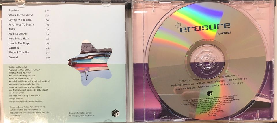 CD Erasure - Loveboat in Heideck