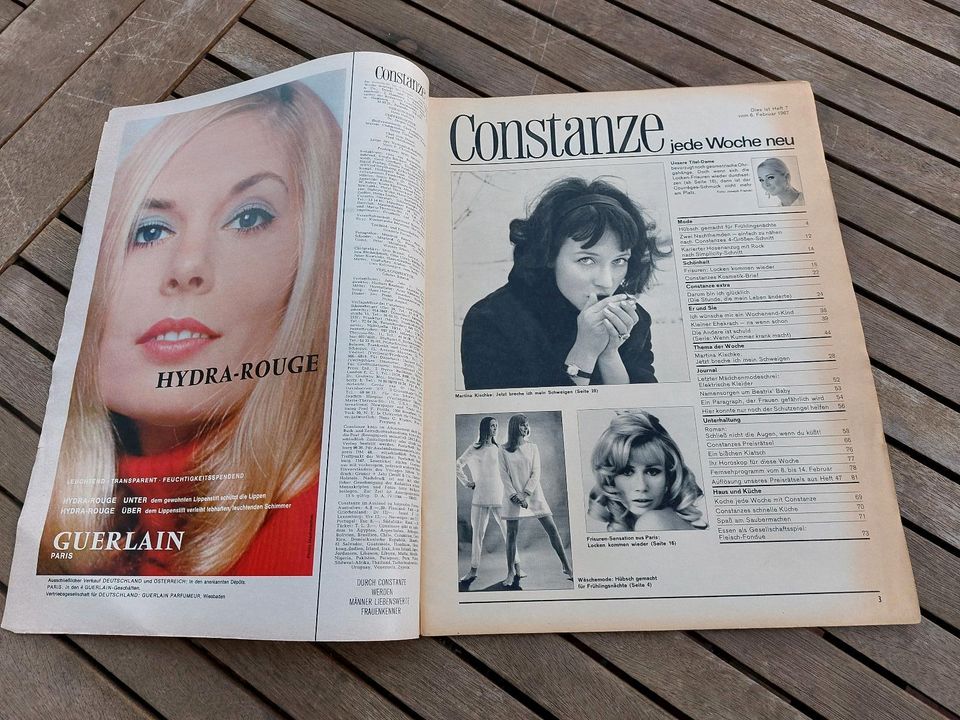 60er Jahre! Constanze Zeitschrift von 1967 in Westoverledingen