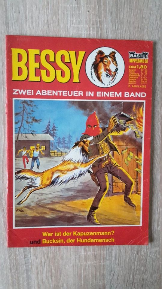 Bessy Doppelband Nr. 58 Bastei Verlag 1971 in Hameln