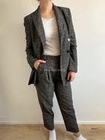 Zara Anzug Gr. XS/S Blazer und Chino grau kariert Sachsen - Großröhrsdorf Vorschau