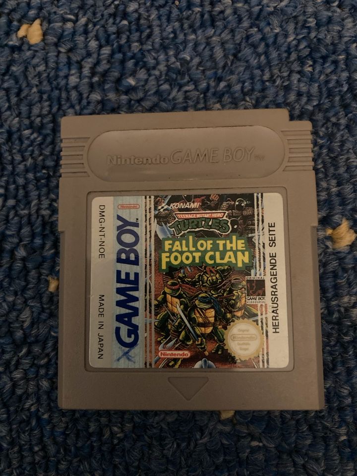 Nintendo Game Boy Spiel Turtles Fall of the foot clan in Mildstedt