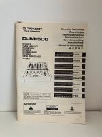 Pioneer DJM-500 Manual Bedienungsanleitung Sachsen-Anhalt - Halle Vorschau