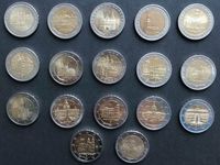 17x 2 Euro Münzen verschiedene Bundesländer Sachsen - Chemnitz Vorschau