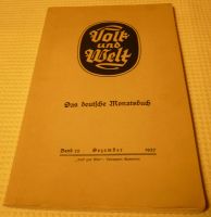 Volk und Welt Band 12 Das deutsche Monatsbuch Prof Oppermann 1937 Sachsen - Grünhainichen Vorschau