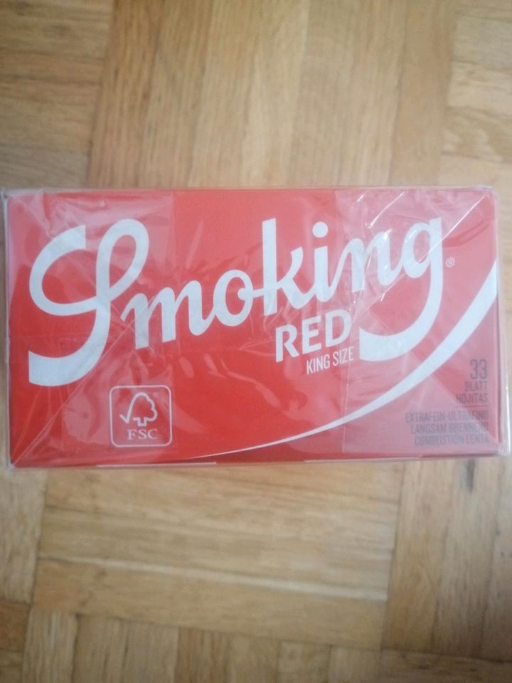 1 Box Smoking Red King Si.Filter Papier 50x33 Blättchen,Weed,Gras in Dortmund